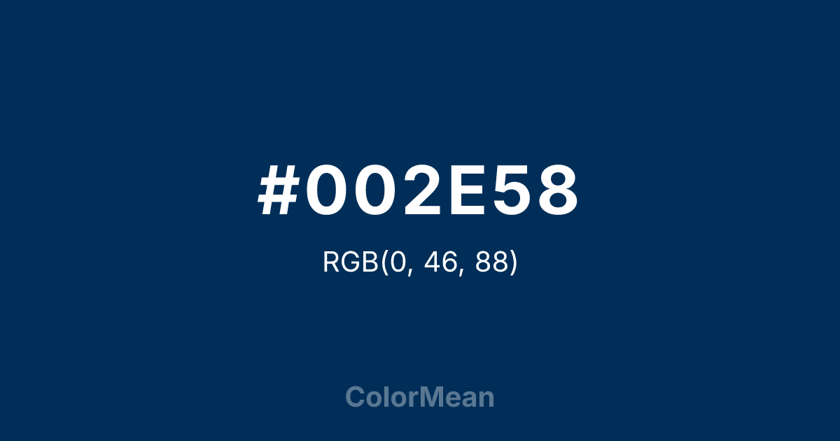 #002E58 color swatch