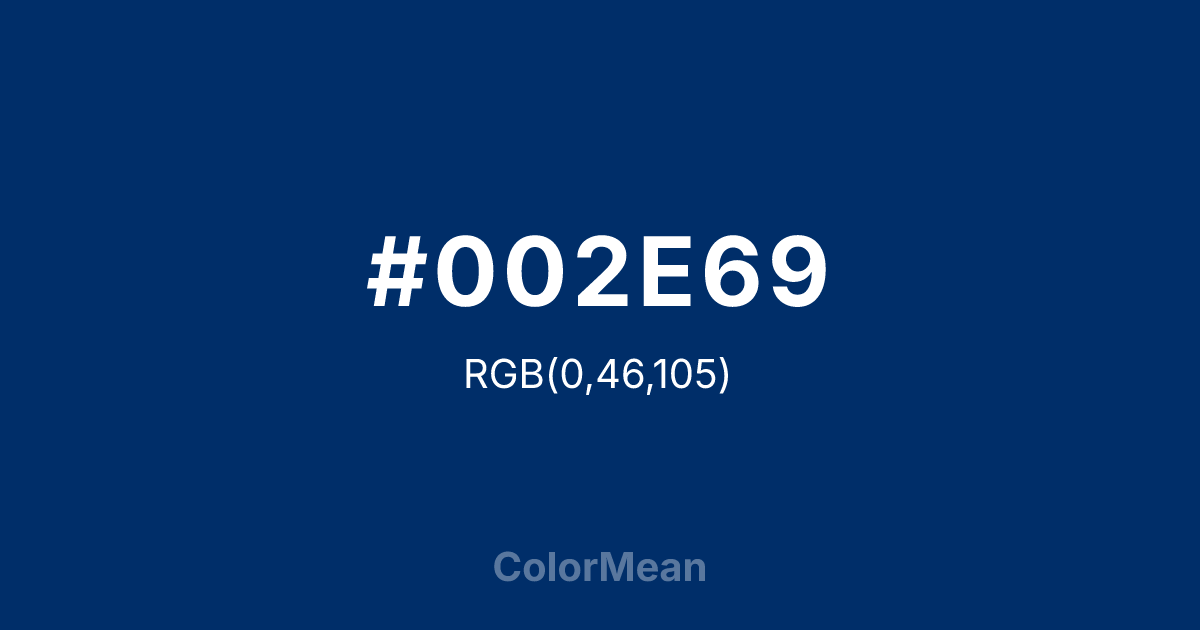 #002E69 color swatch