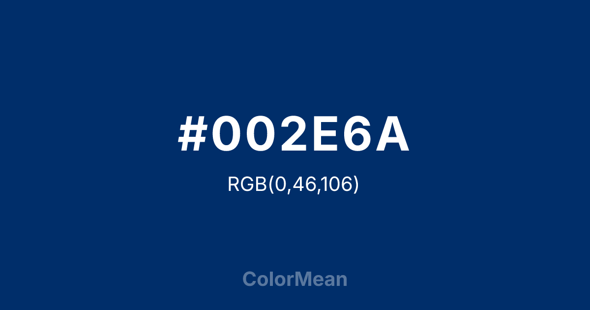 #002E6A color swatch