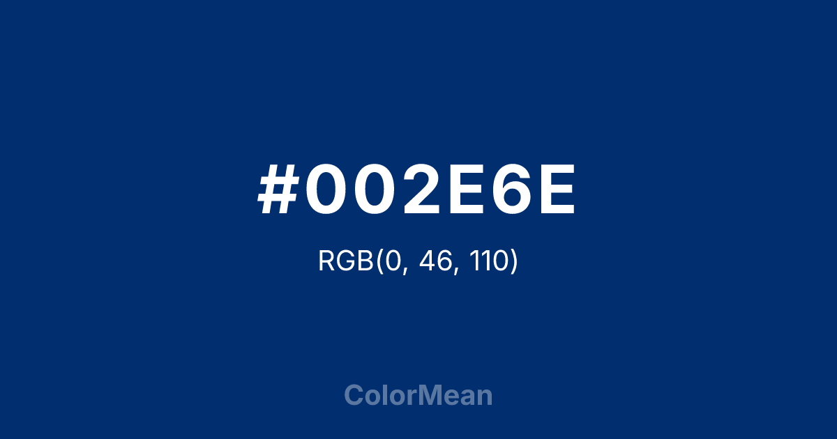 #002E6E color swatch