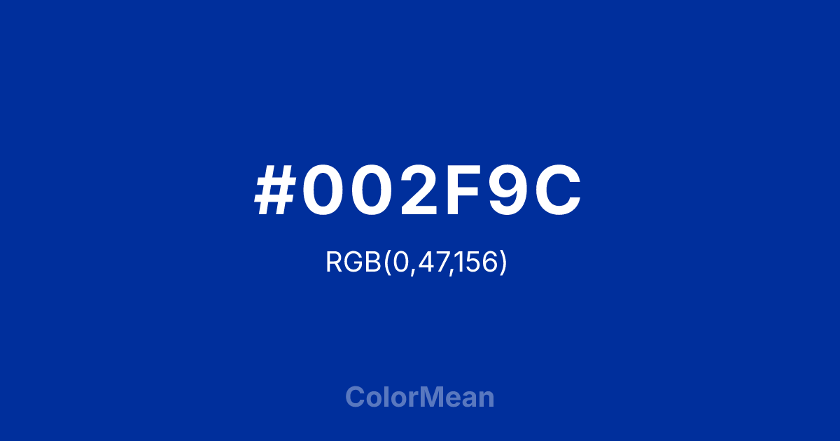 #002F9C color swatch