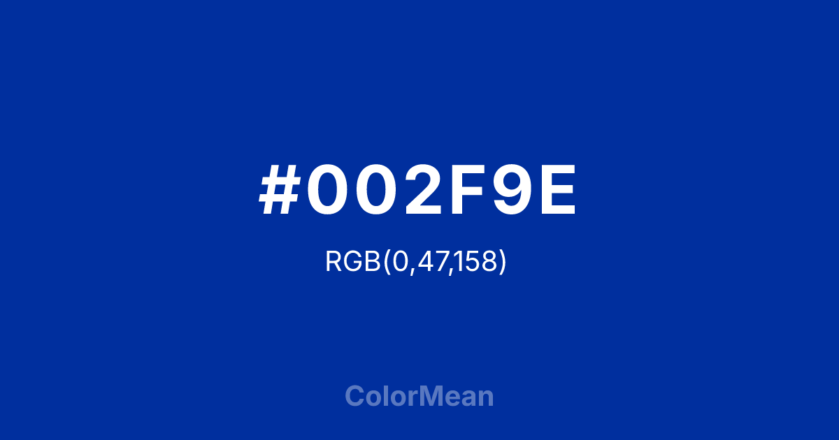 #002F9E color swatch