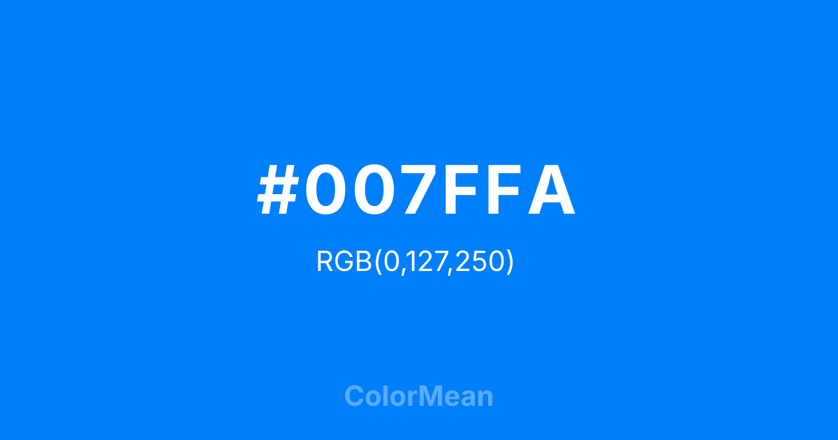 #007FFA color swatch