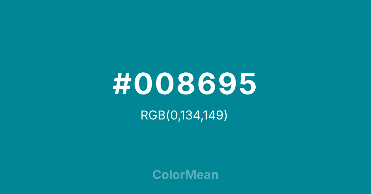 #008695 color swatch