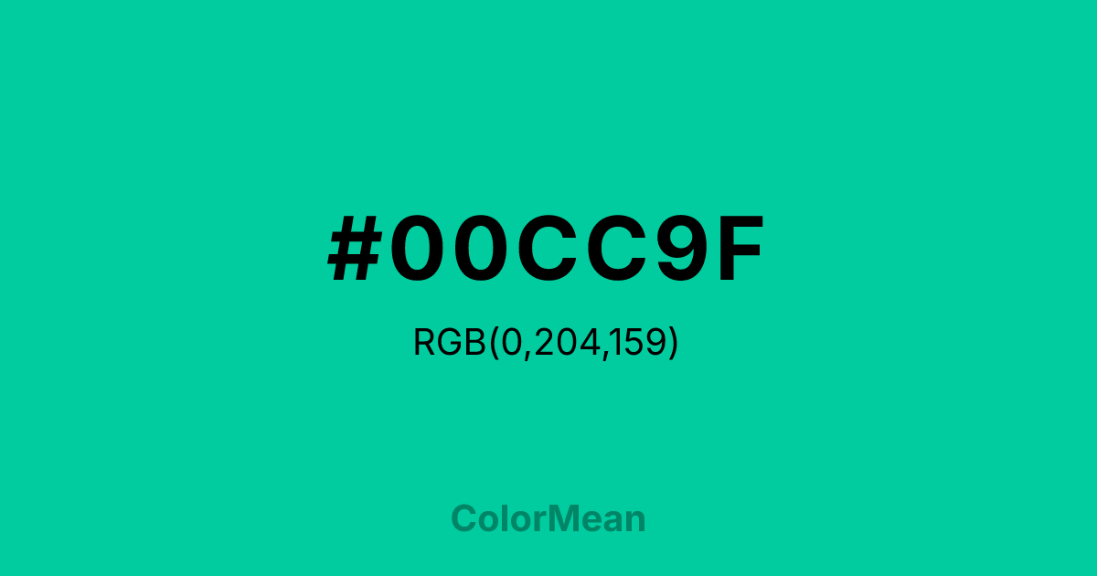 #00CC9F color swatch