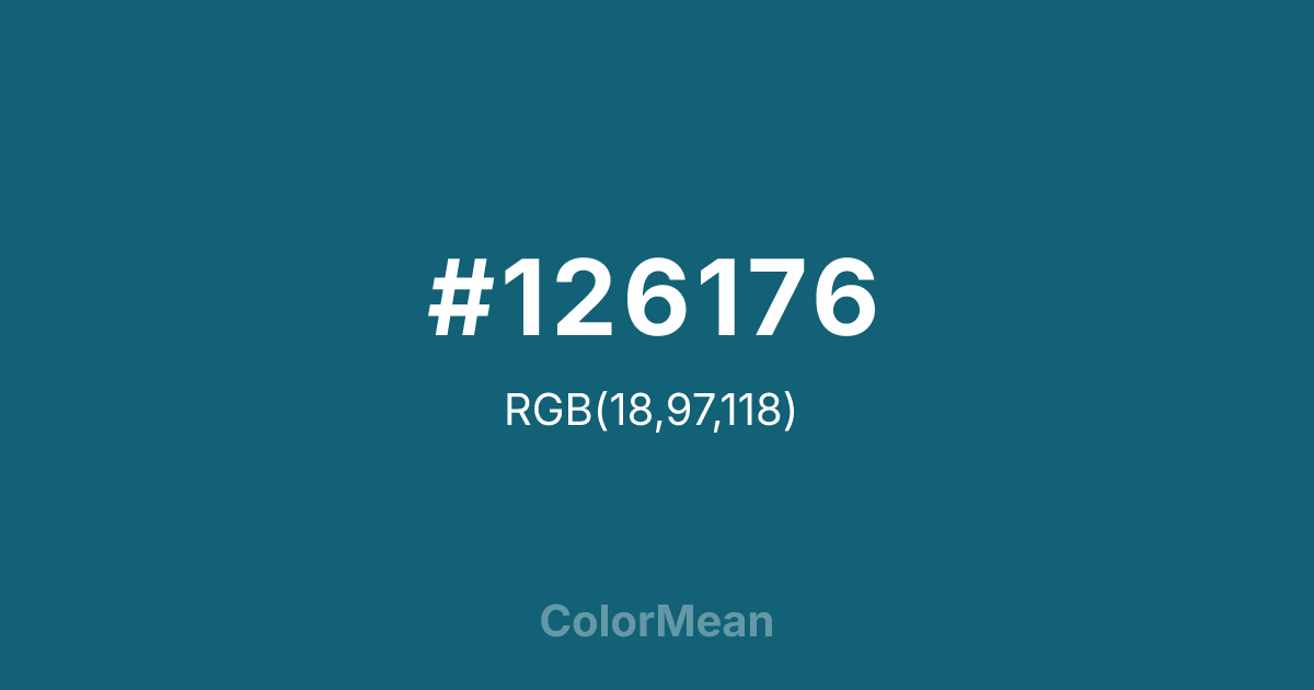 #126176 color swatch