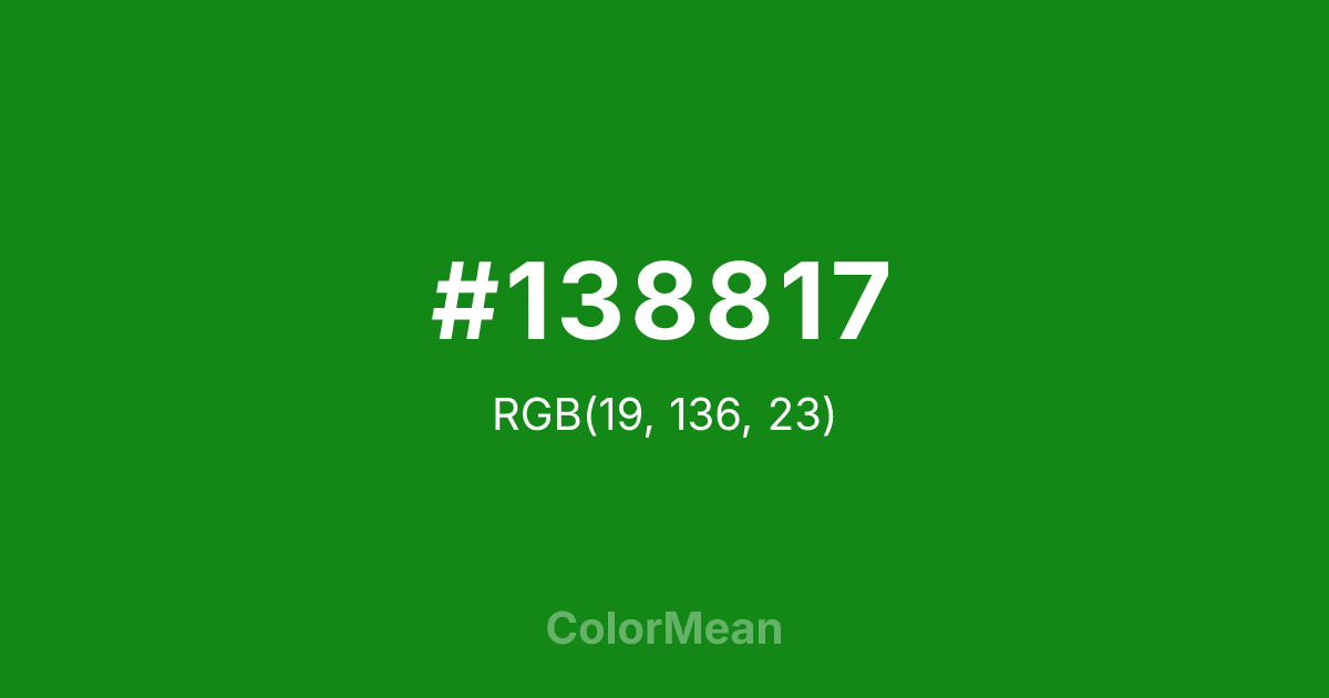 #138817 color swatch