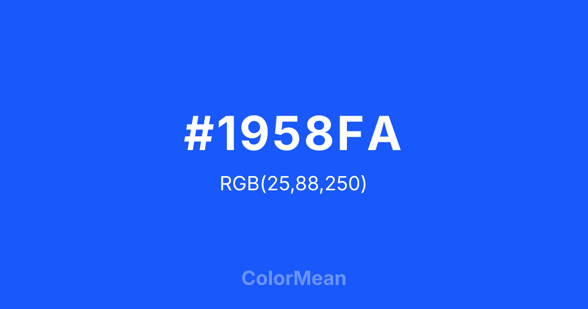 #1958FA color swatch