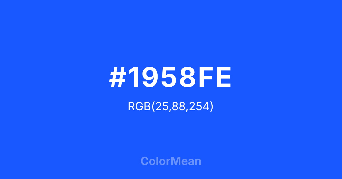 #1958FE color swatch