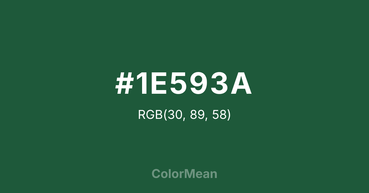 #1E593A color swatch