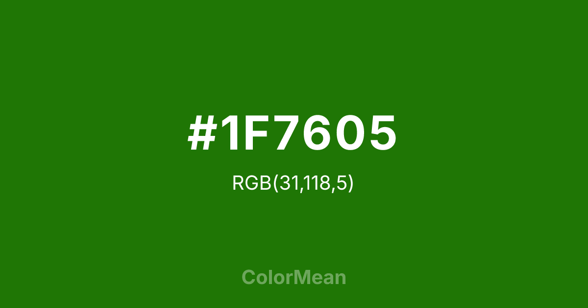 #1F7605 color swatch