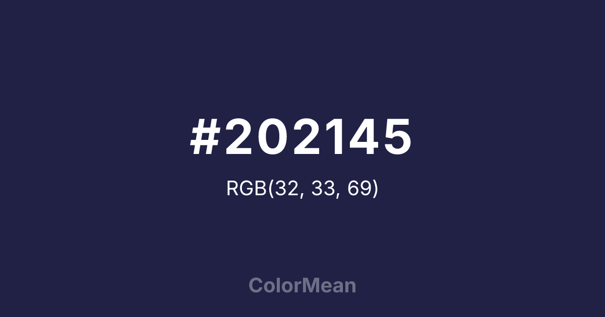 #202145 color swatch