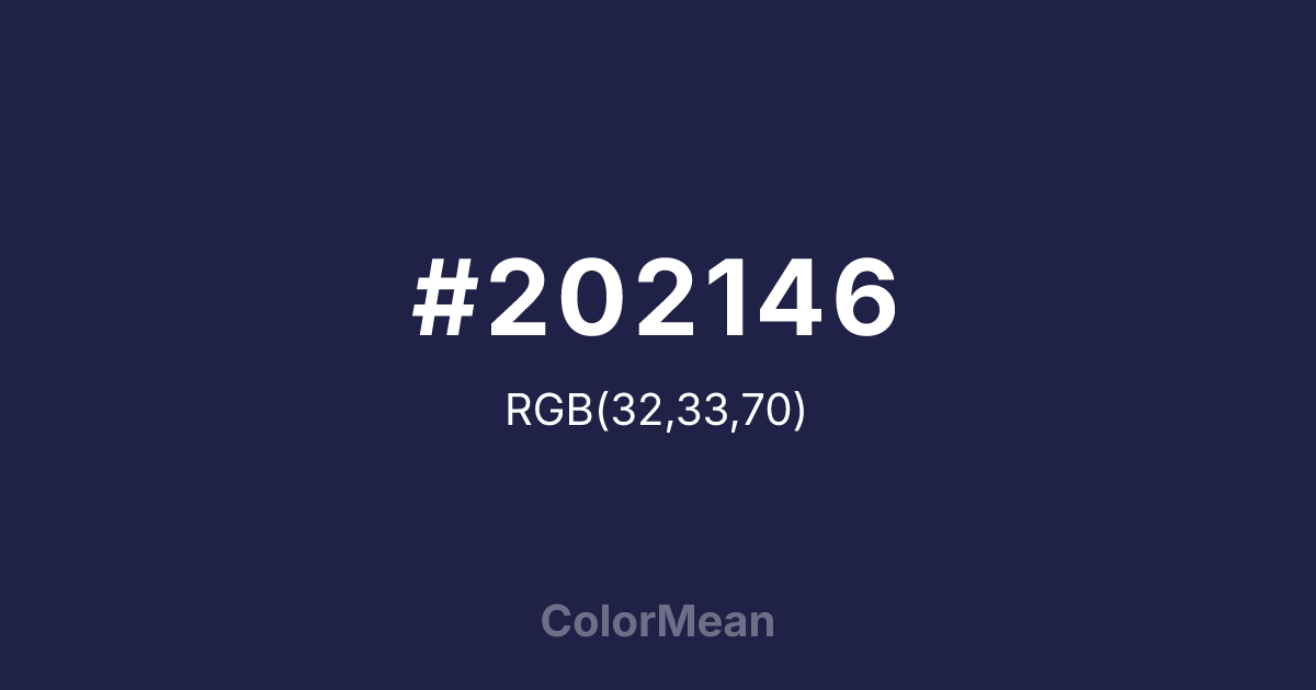 #202146 color swatch