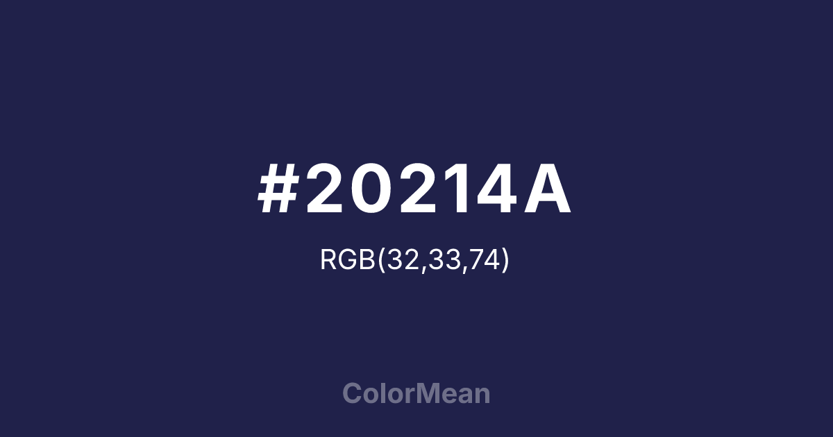 #20214A color swatch