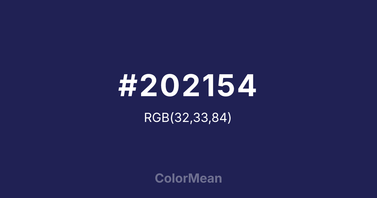 #202154 color swatch