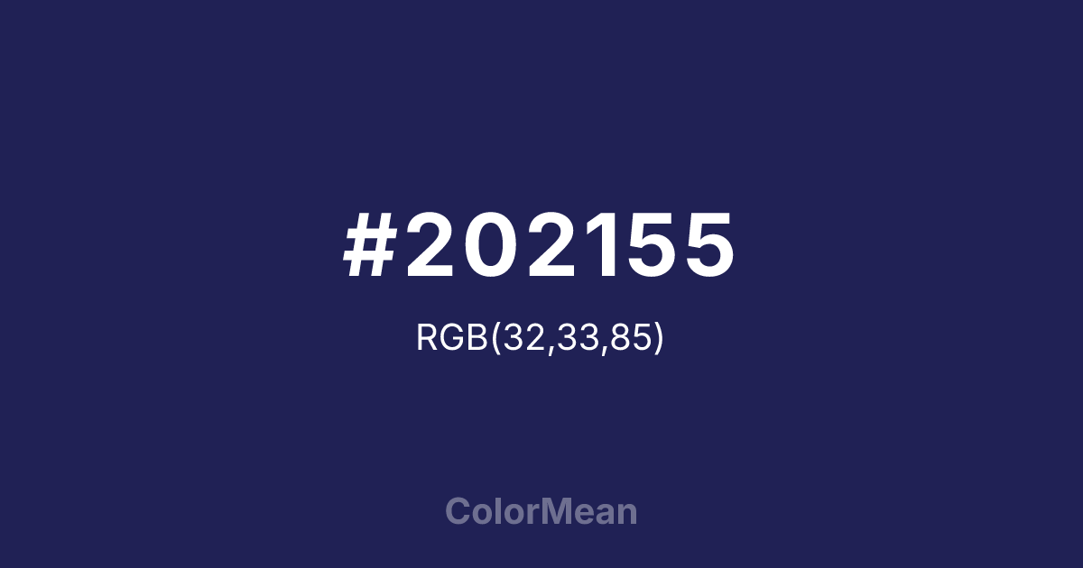 #202155 color swatch