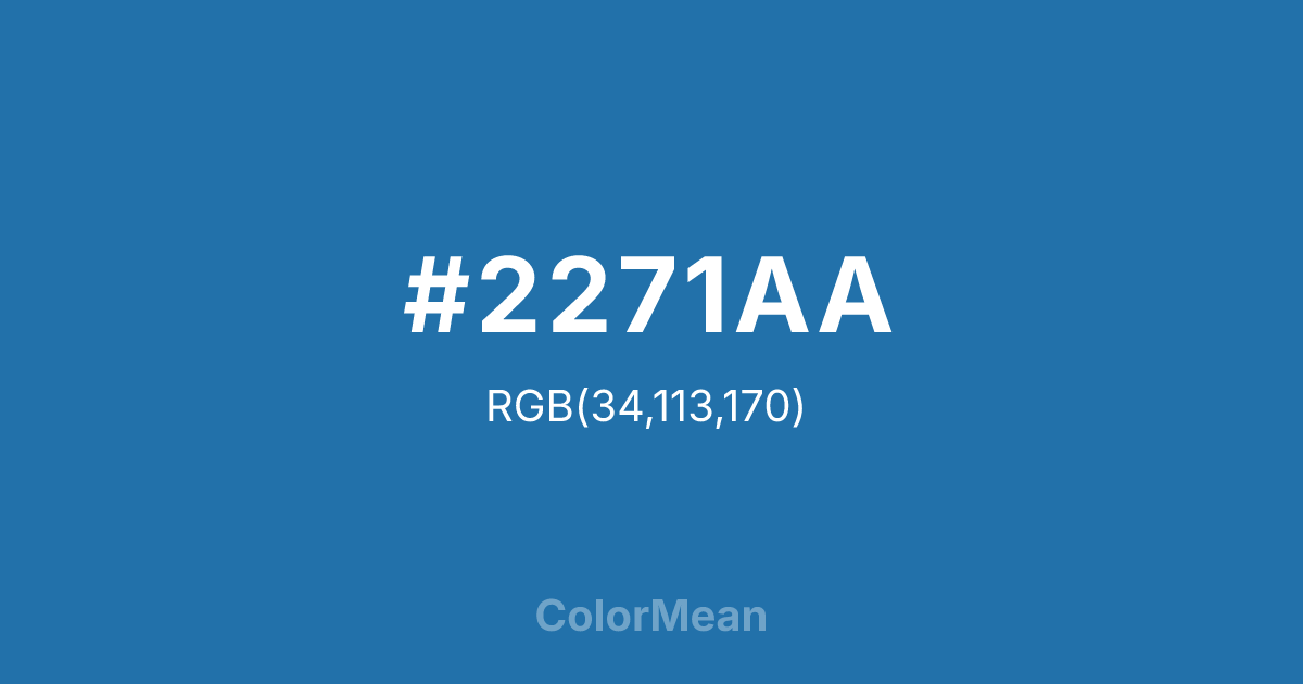 #2271AA color swatch