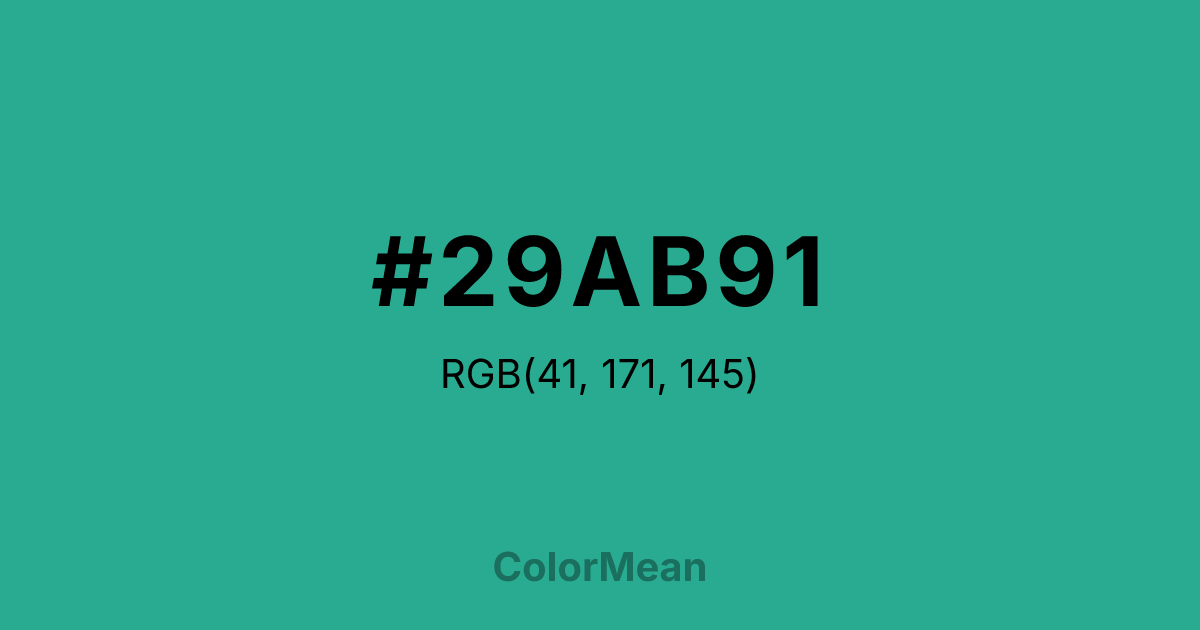 #29AB91 color swatch