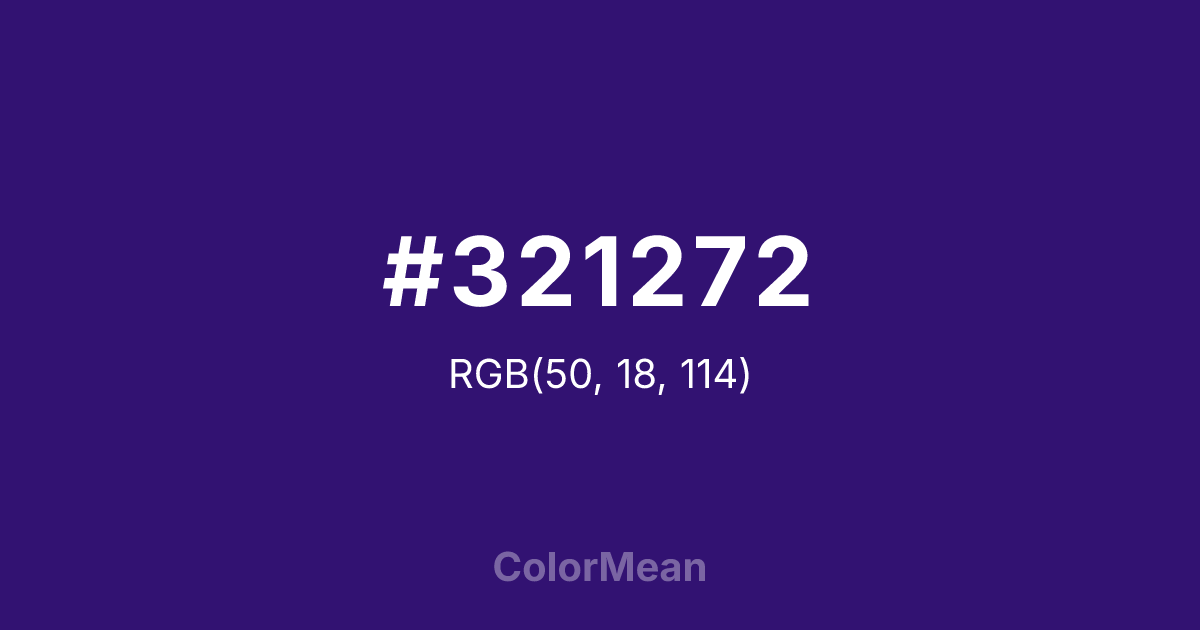 #321272 color swatch