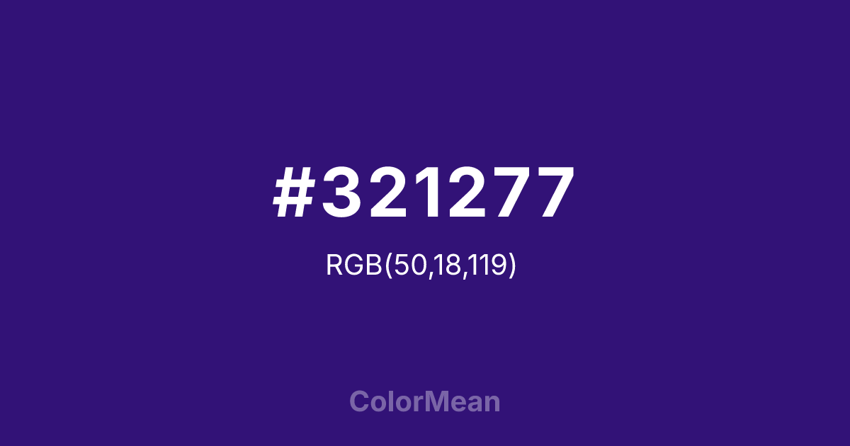 #321277 color swatch
