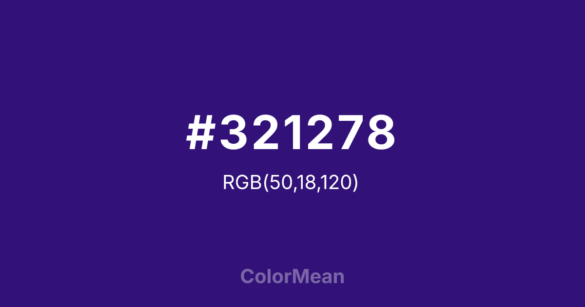 #321278 color swatch