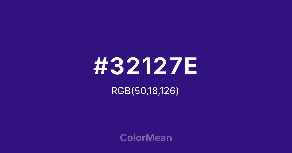 #32127E color swatch