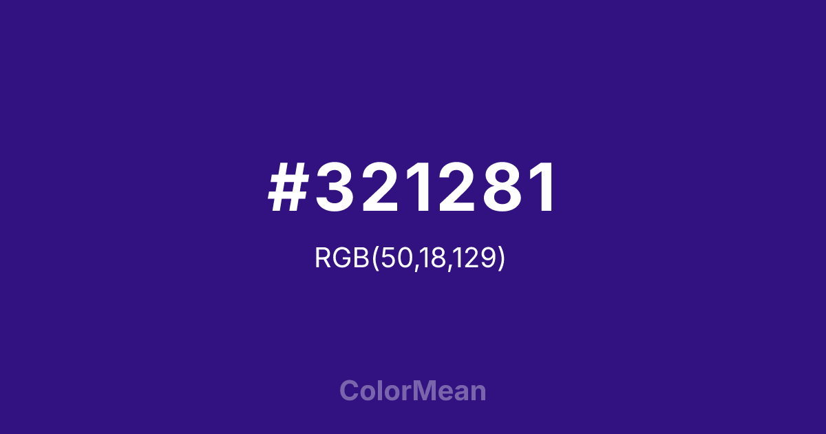 #321281 color swatch