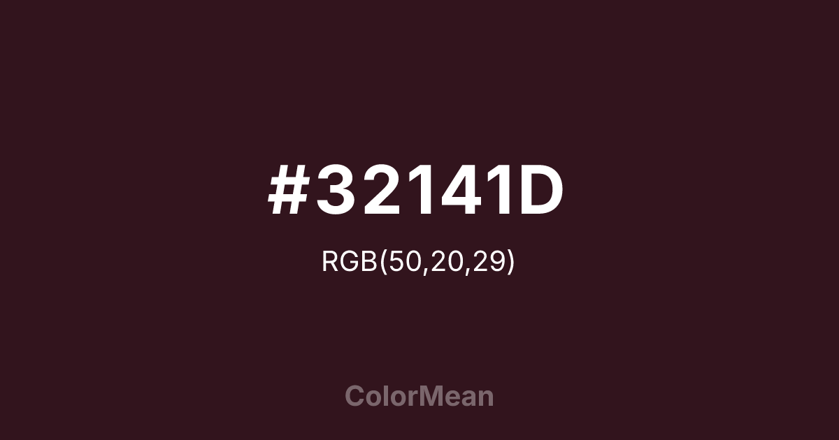 #32141D color swatch