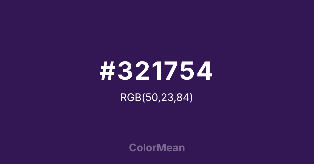 #321754 color swatch