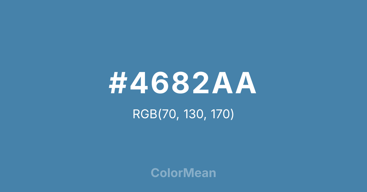 #4682AA color swatch