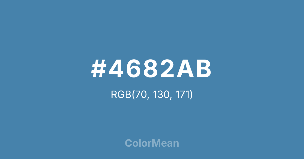 #4682AB color swatch
