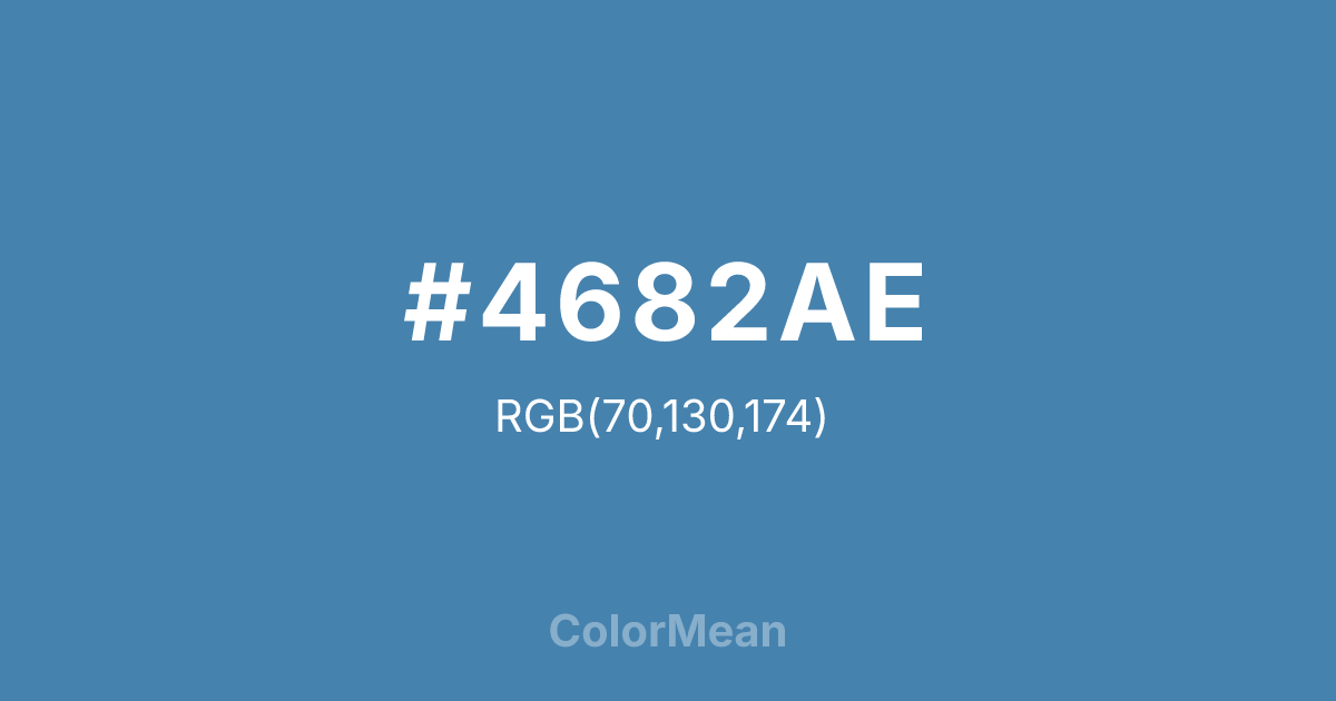 #4682AE color swatch