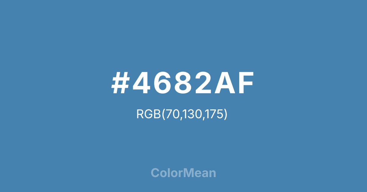 #4682AF color swatch