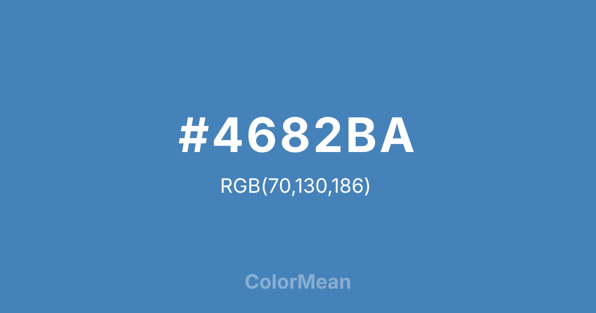 #4682BA color swatch