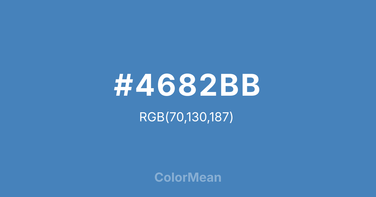 #4682BB color swatch