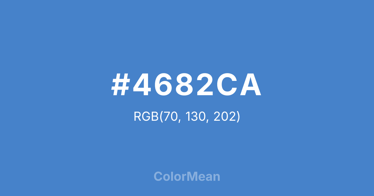 #4682CA color swatch
