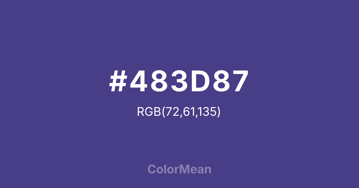 #483D87 color swatch