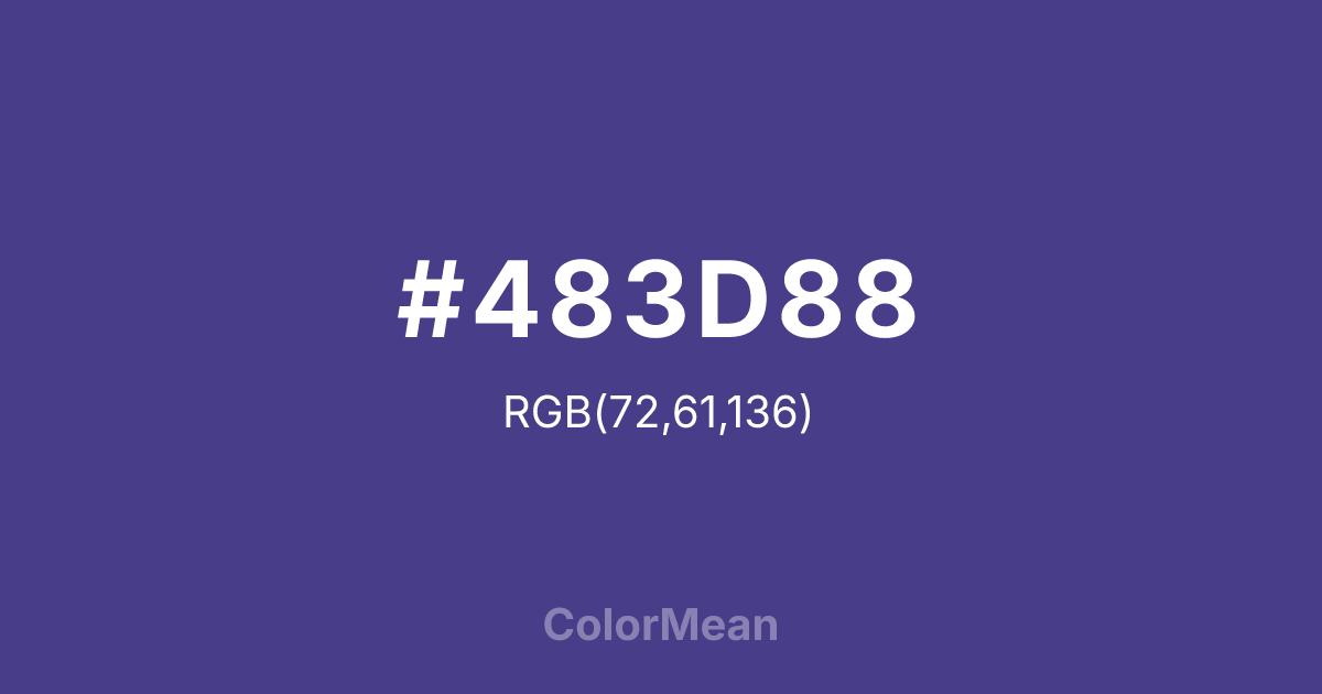 #483D88 color swatch