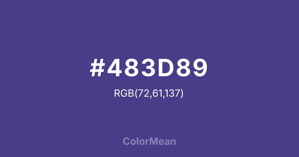 #483D89 color swatch
