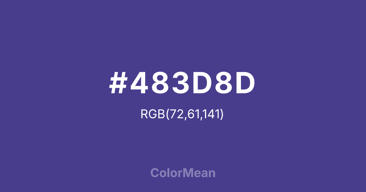 #483D8D color swatch