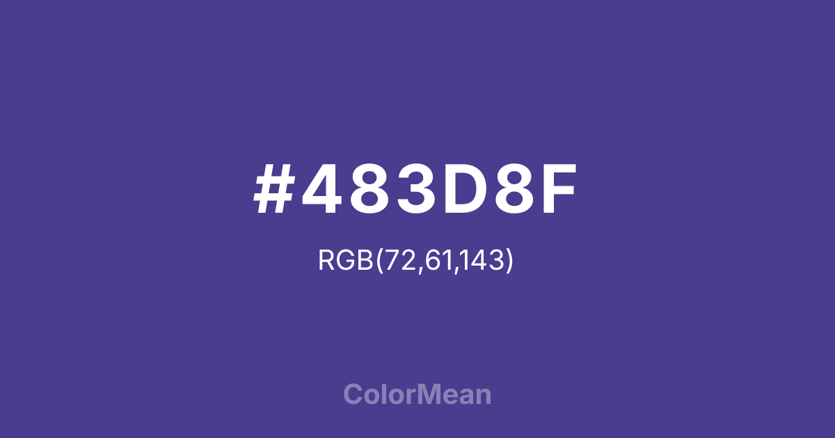 #483D8F color swatch