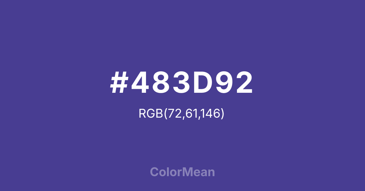 #483D92 color swatch