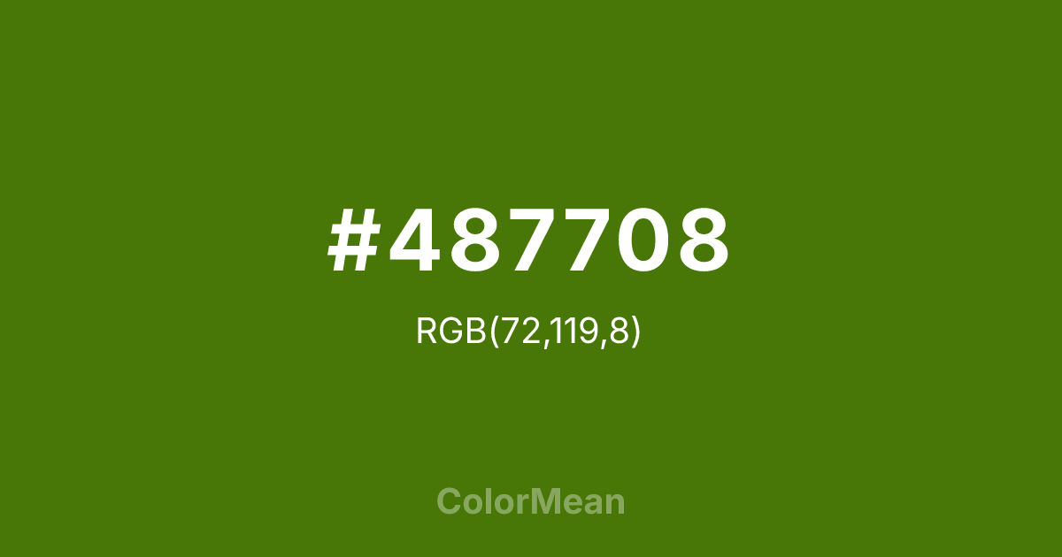 #487708 color swatch