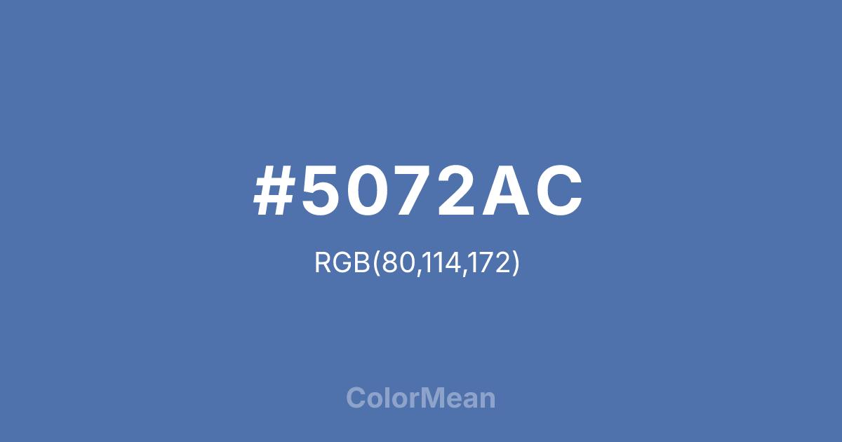 #5072AC color swatch