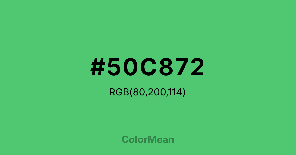 #50C872 color swatch