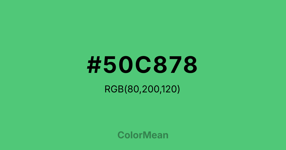 #50C878 color swatch