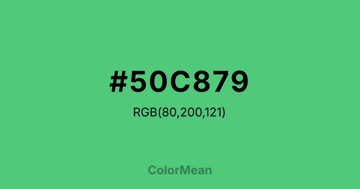 #50C879 color swatch