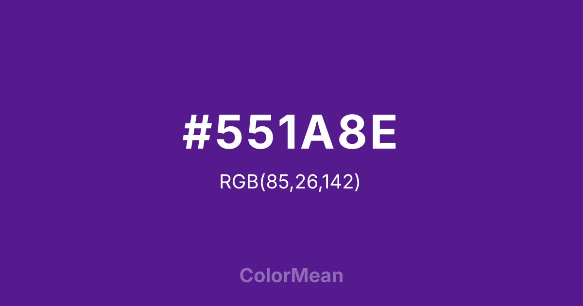 #551A8E color swatch