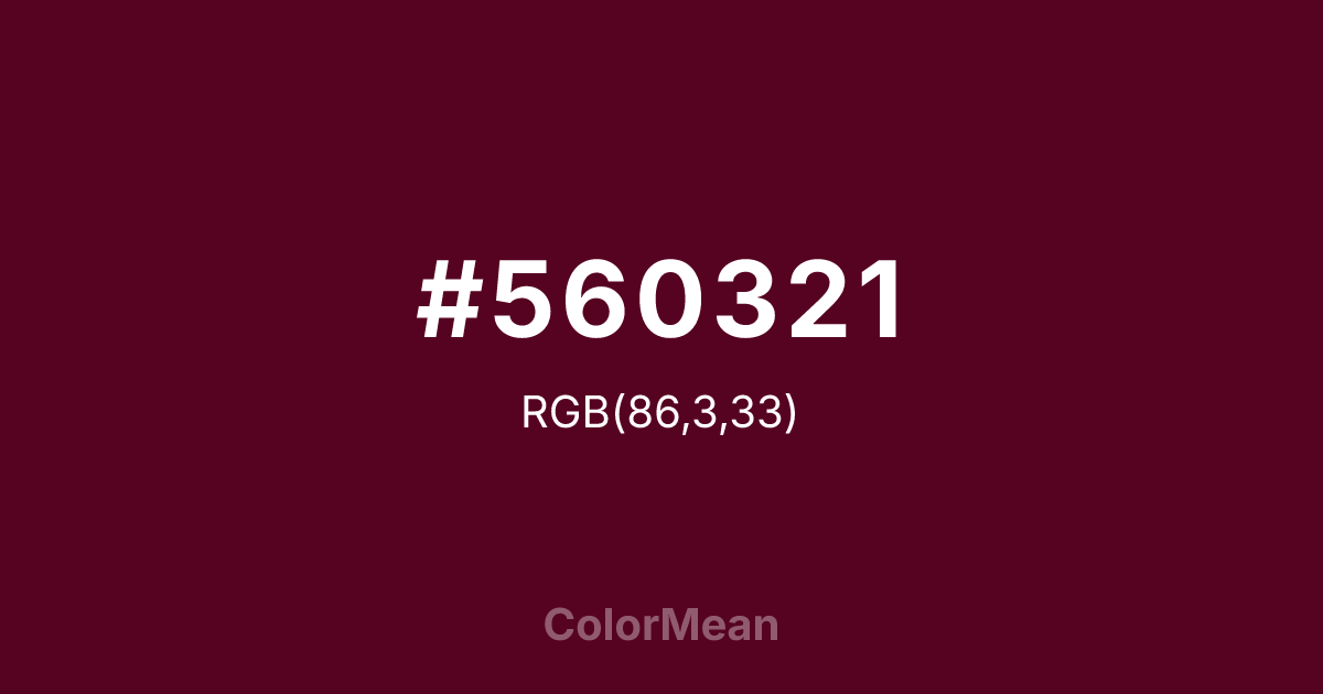 #560321 color swatch