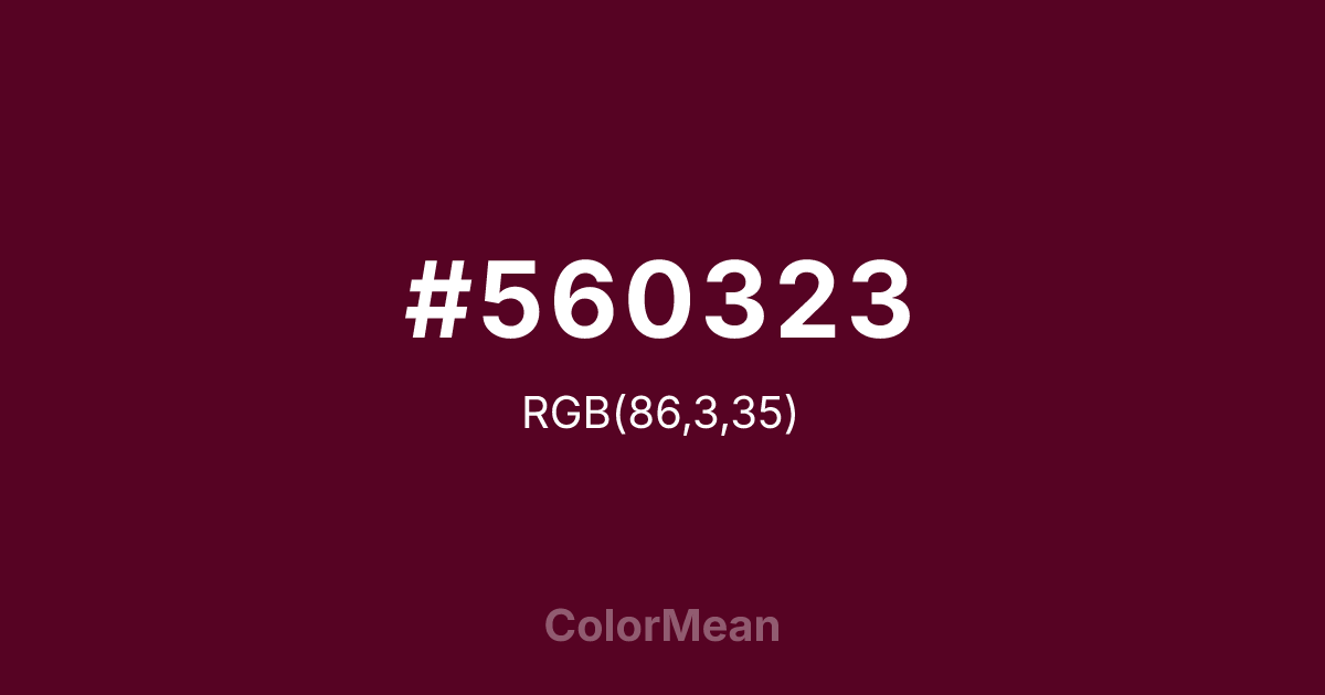 #560323 color swatch
